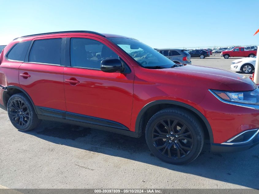 2018 Mitsubishi Outlander Le VIN: JA4AZ3A37JZ029927 Lot: 39397809