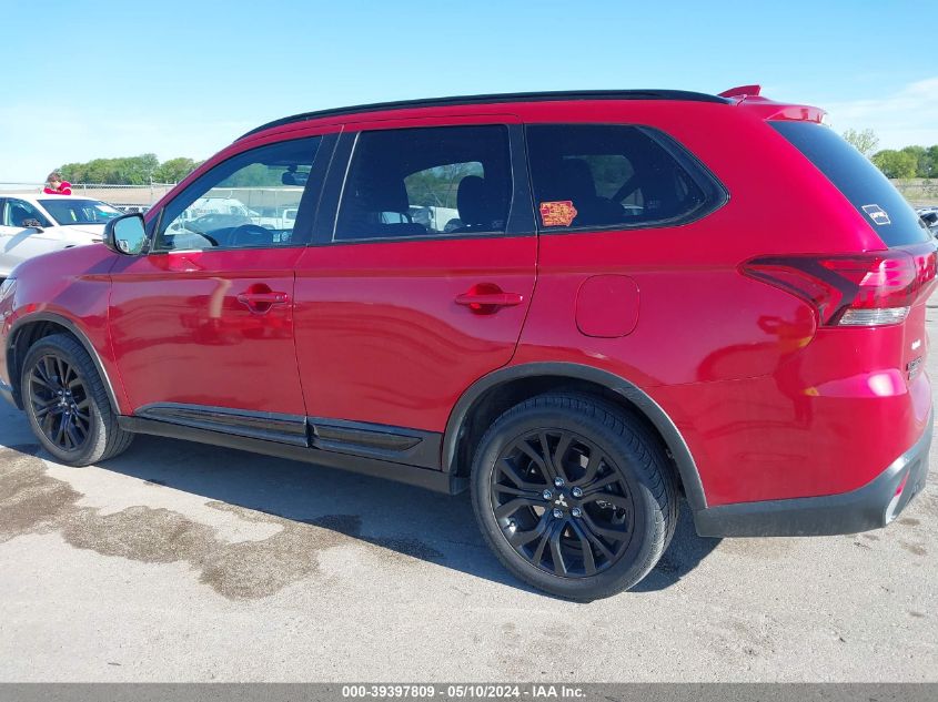 2018 Mitsubishi Outlander Le VIN: JA4AZ3A37JZ029927 Lot: 39397809