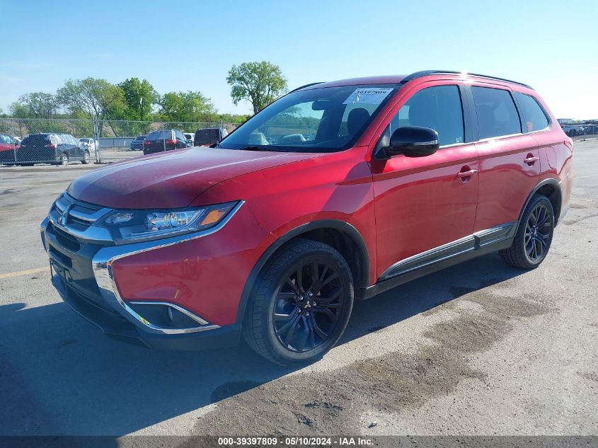 2018 Mitsubishi Outlander Le VIN: JA4AZ3A37JZ029927 Lot: 39397809