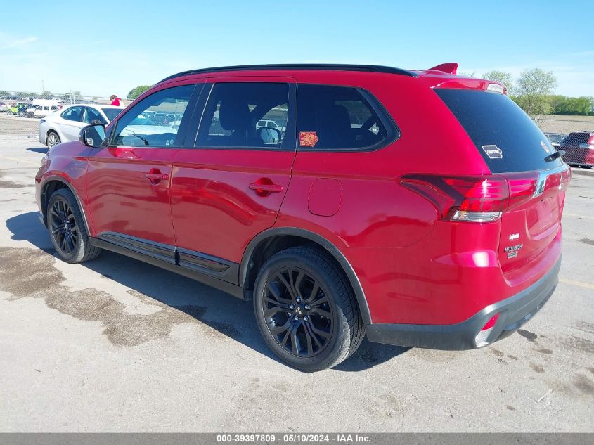 2018 Mitsubishi Outlander Le VIN: JA4AZ3A37JZ029927 Lot: 39397809