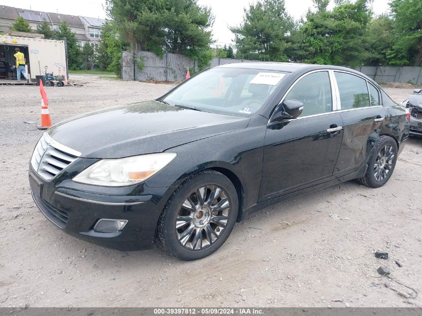 2009 Hyundai Genesis 3.8 VIN: KMHGC46E39U035326 Lot: 39397812