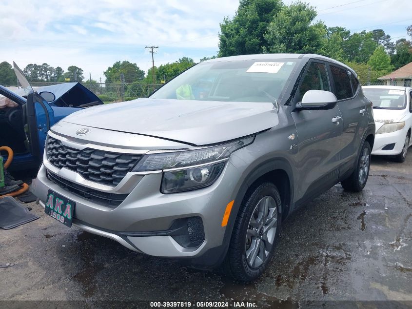 2021 Kia Seltos Lx VIN: KNDEPCAA0M7080990 Lot: 39397819