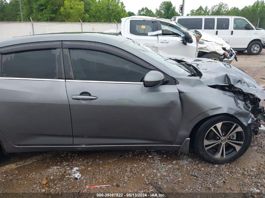 2020 Nissan Sentra Sv Xtronic Cvt VIN: 3N1AB8CV2LY233640 Lot: 39397822