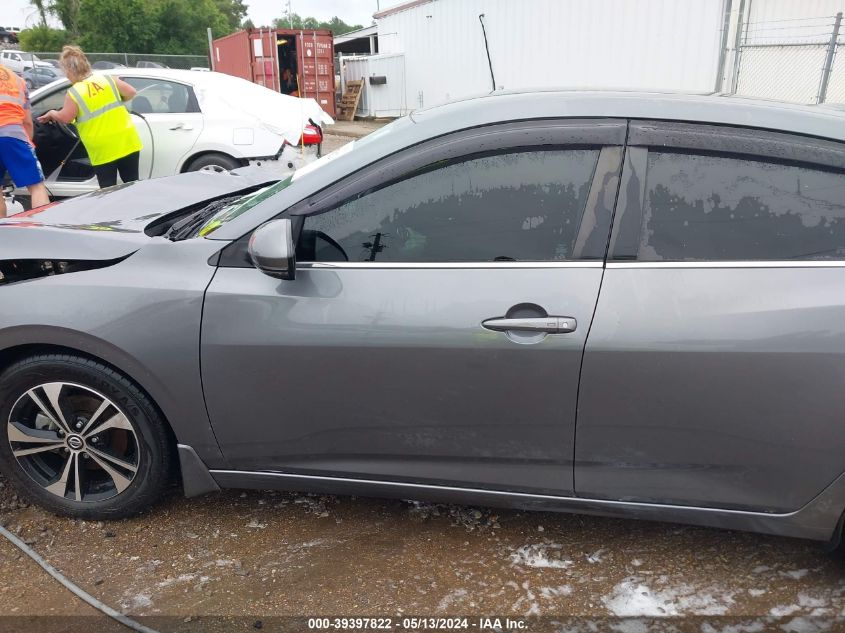 2020 Nissan Sentra Sv Xtronic Cvt VIN: 3N1AB8CV2LY233640 Lot: 39397822