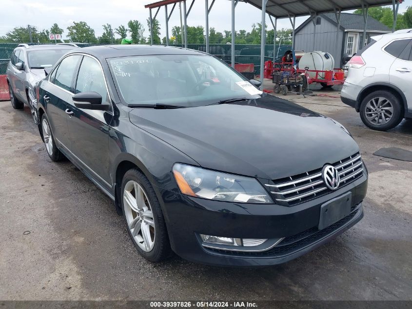 2015 Volkswagen Passat 2.0L Tdi Sel Premium VIN: 1VWCV7A33FC089549 Lot: 39397826