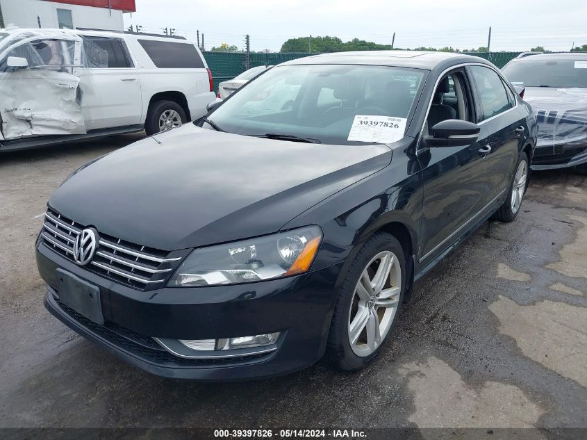 2015 Volkswagen Passat 2.0L Tdi Sel Premium VIN: 1VWCV7A33FC089549 Lot: 39397826