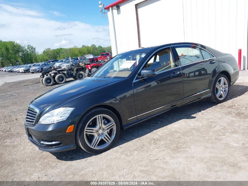 WDDNG9EB1DA529026 | 2013 MERCEDES-BENZ S 550