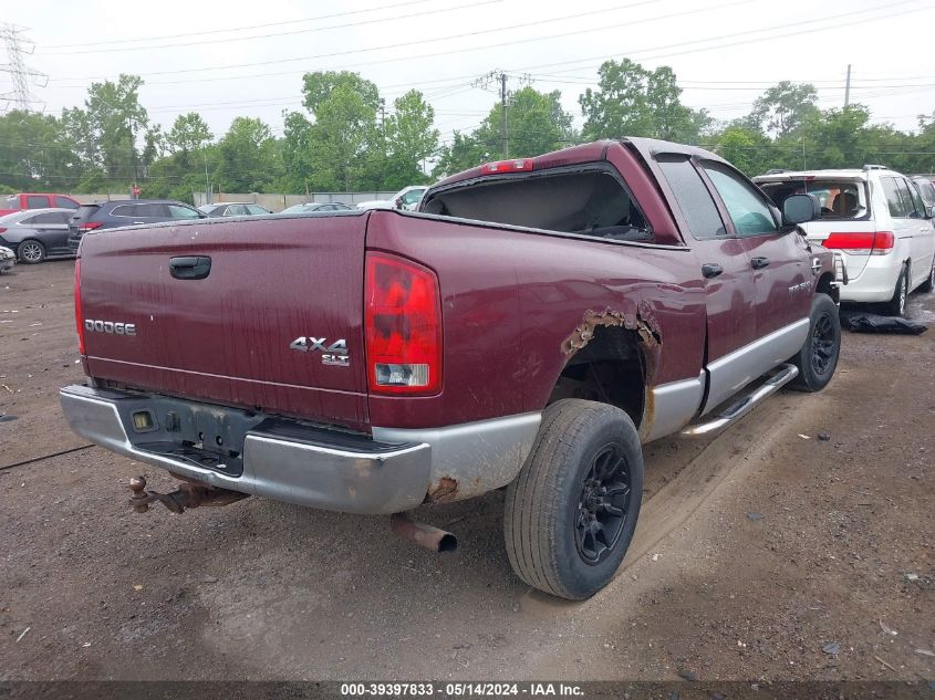 2003 Dodge Ram 1500 Slt/Laramie/St VIN: 1D7HU18Z63J509904 Lot: 39397833