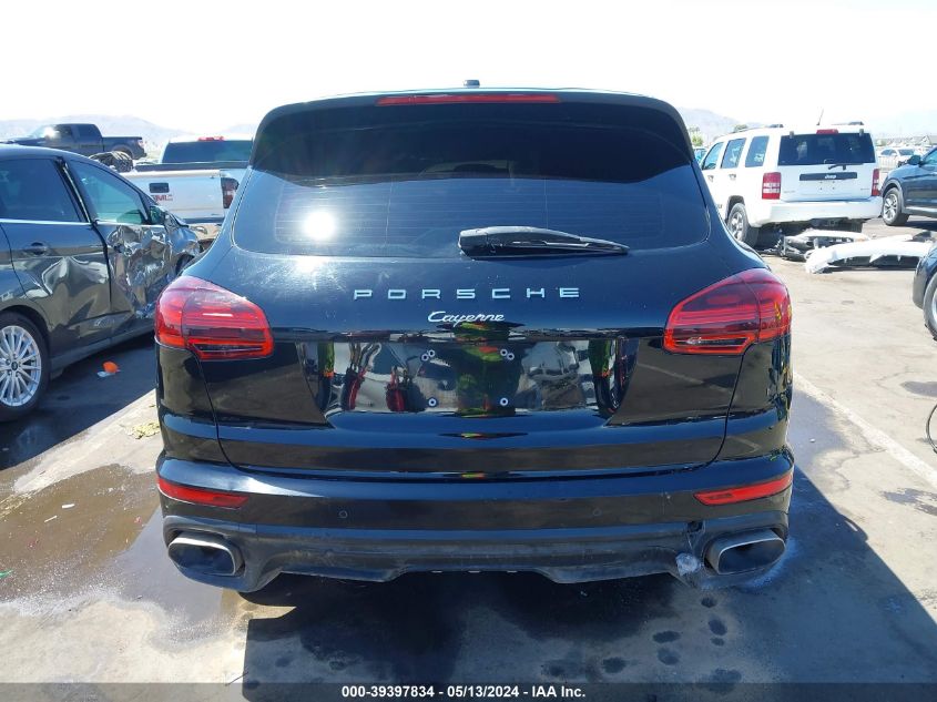 2016 Porsche Cayenne VIN: WP1AA2A28GLA09825 Lot: 39397834