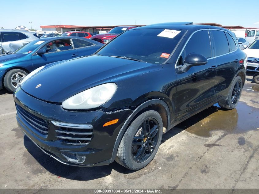 2016 Porsche Cayenne VIN: WP1AA2A28GLA09825 Lot: 39397834