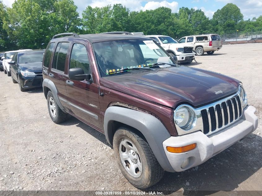 2004 Jeep Liberty Sport VIN: 1J4GK48K74W251066 Lot: 39397859