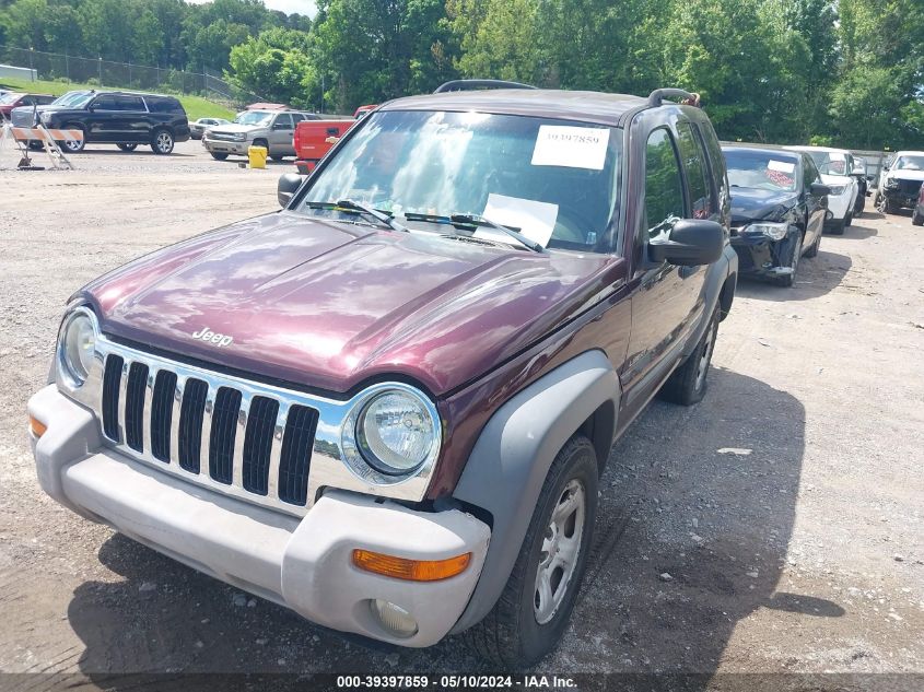 2004 Jeep Liberty Sport VIN: 1J4GK48K74W251066 Lot: 39397859