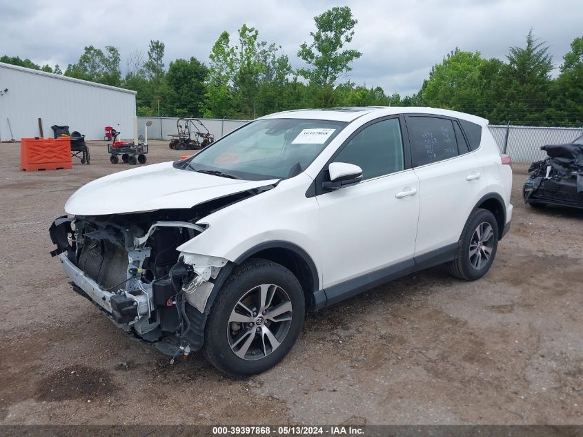 2018 Toyota Rav4 Xle VIN: 2T3WFREV6JW450623 Lot: 39397868