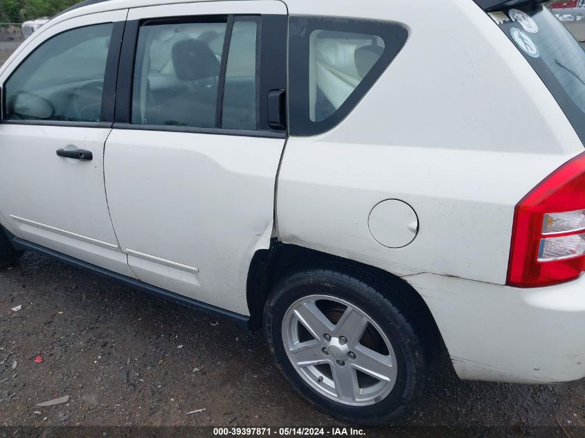 2009 Jeep Compass Sport VIN: 1J8FT47B79D139914 Lot: 39397871