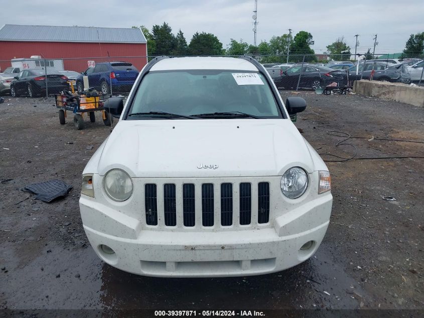 2009 Jeep Compass Sport VIN: 1J8FT47B79D139914 Lot: 39397871