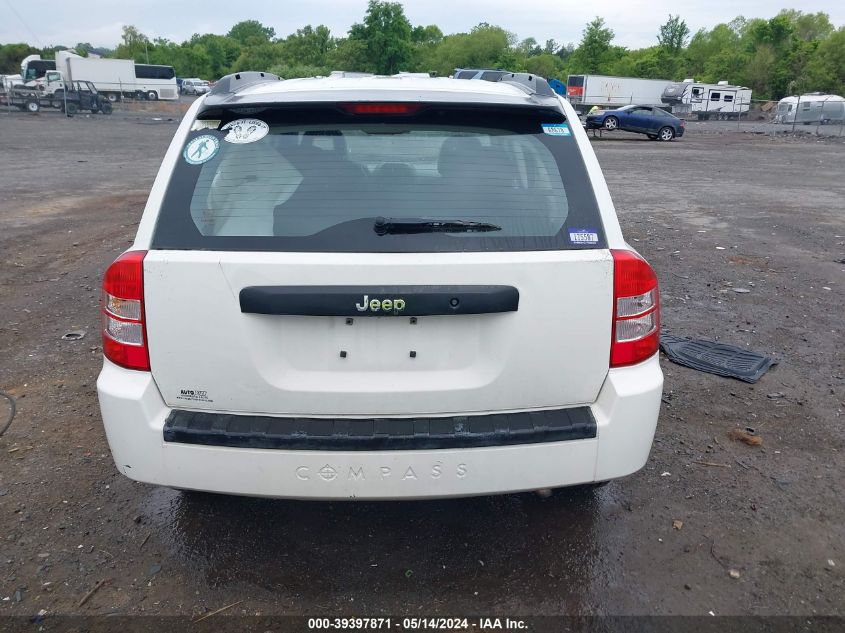 2009 Jeep Compass Sport VIN: 1J8FT47B79D139914 Lot: 39397871