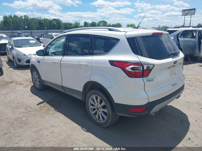 2017 Ford Escape Titanium VIN: 1FMCU9J96HUB46325 Lot: 39397890