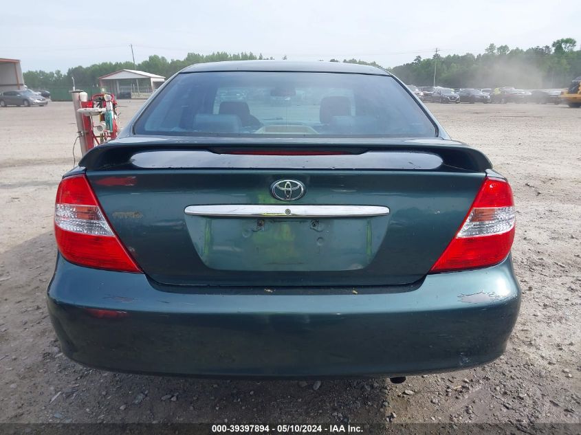 2002 Toyota Camry Le VIN: 4T1BE32K02U602138 Lot: 39397894