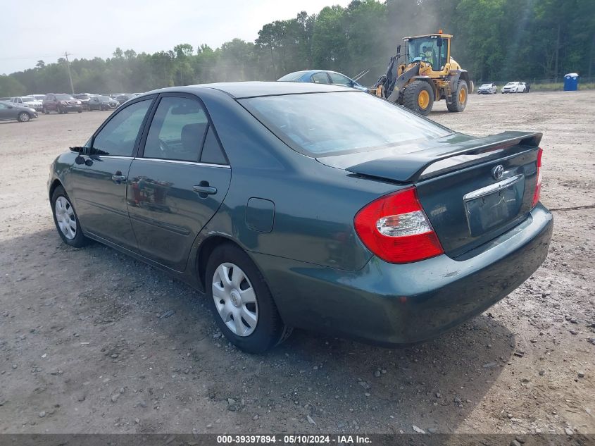 2002 Toyota Camry Le VIN: 4T1BE32K02U602138 Lot: 39397894