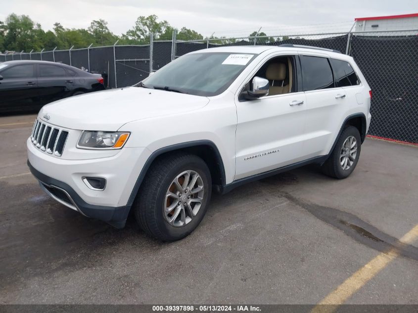 2015 Jeep Grand Cherokee Limited VIN: 1C4RJEBG2FC714151 Lot: 39397898