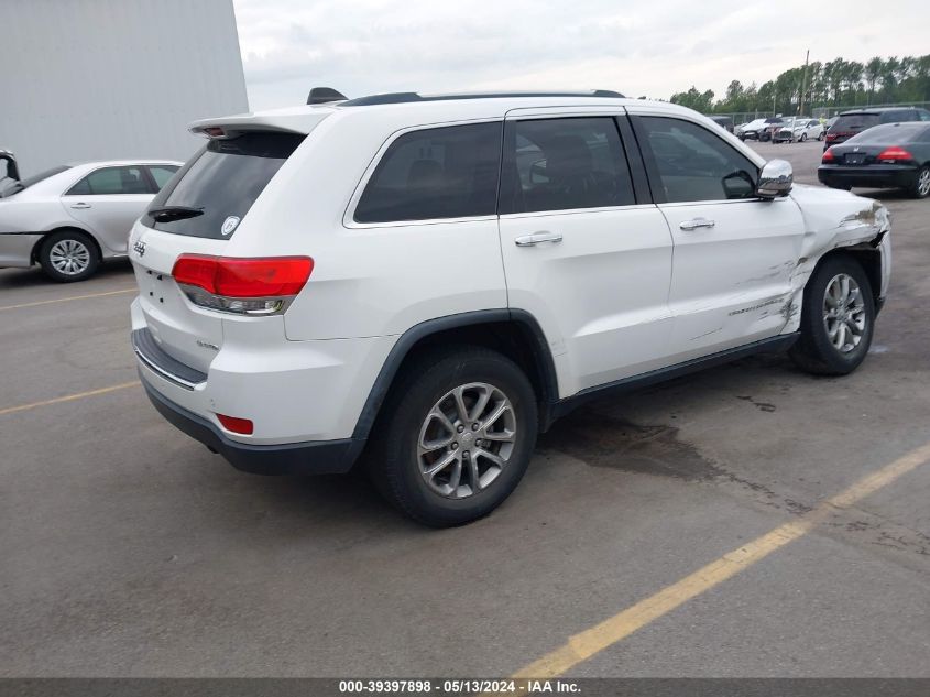 2015 Jeep Grand Cherokee Limited VIN: 1C4RJEBG2FC714151 Lot: 39397898