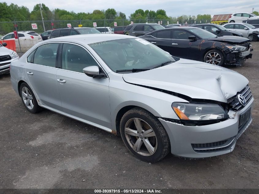 2012 Volkswagen Passat 2.5L Se VIN: 1VWBP7A34CC059087 Lot: 39397915