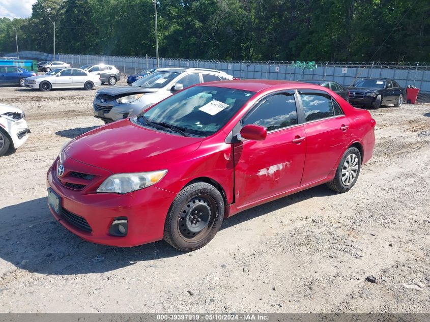 2012 Toyota Corolla Le VIN: 2T1BU4EE9CC889853 Lot: 39397919