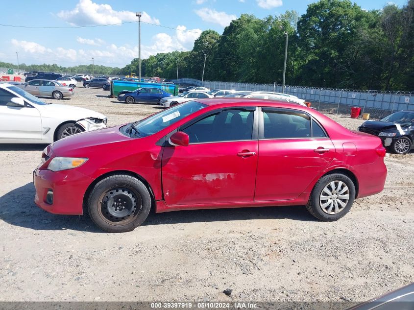 2012 Toyota Corolla Le VIN: 2T1BU4EE9CC889853 Lot: 39397919