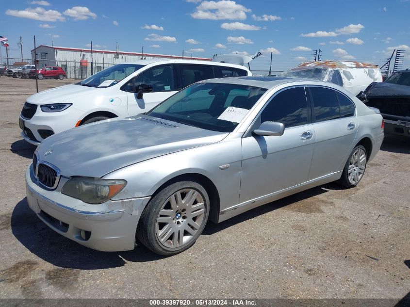 2006 BMW 750I VIN: WBAHL83526DT03277 Lot: 39397920