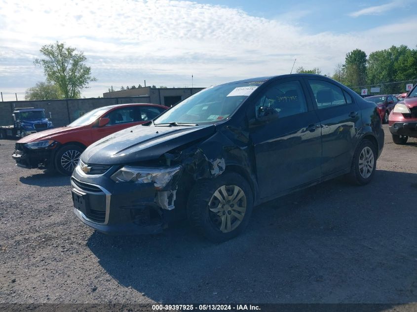 2017 Chevrolet Sonic Ls Auto VIN: 1G1JB5SG4H4169425 Lot: 39397925