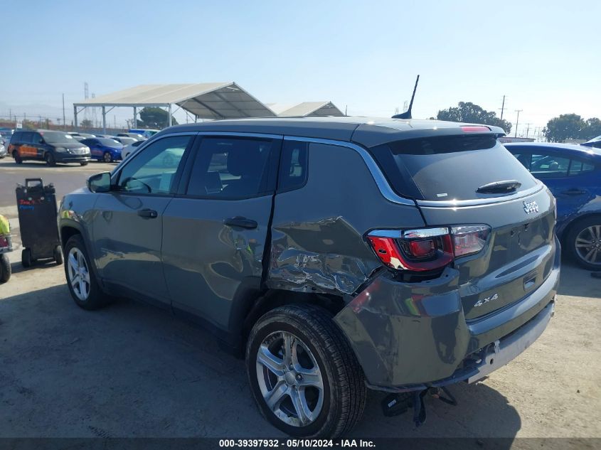 2023 Jeep Compass Sport 4X4 VIN: 3C4NJDAN4PT525824 Lot: 39397932