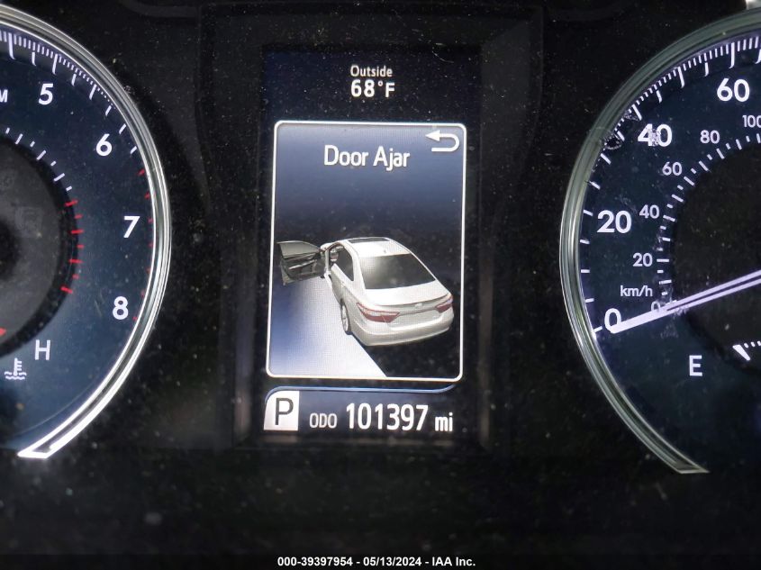 2016 Toyota Camry Le VIN: 4T4BF1FK7GR537586 Lot: 39397954