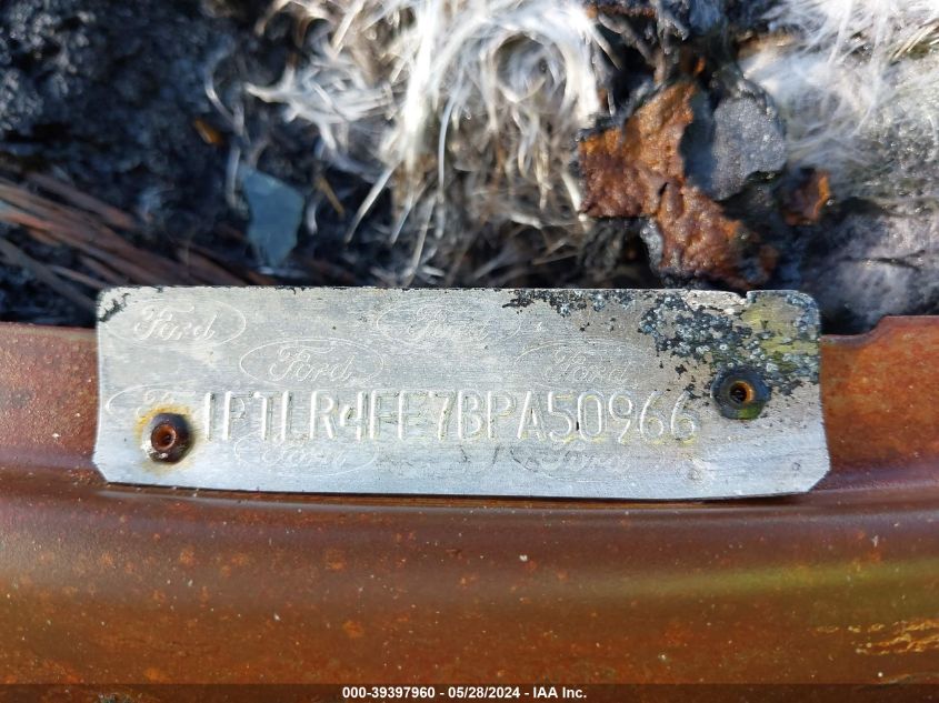 2011 Ford Ranger Sport VIN: 1FTLR4FE7BPA50966 Lot: 39397960