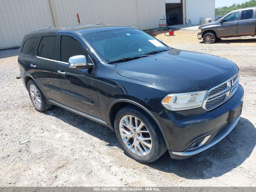 2014 Dodge Durango Citadel VIN: 1C4RDHEG4EC382717 Lot: 39397961