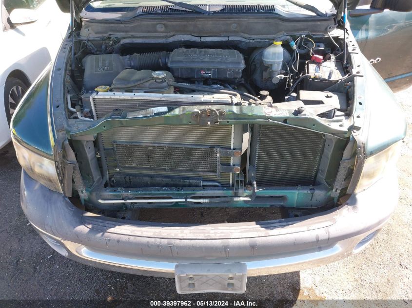 2002 Dodge Ram 1500 St VIN: 3D7HA18N92G163059 Lot: 39397962