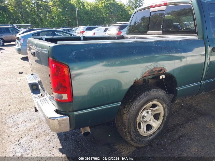 2002 Dodge Ram 1500 St VIN: 3D7HA18N92G163059 Lot: 39397962