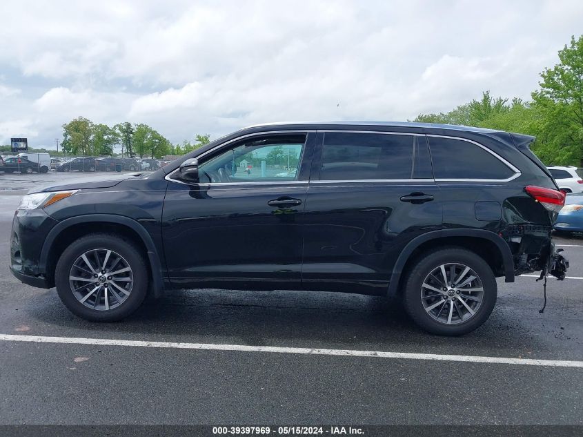 2017 Toyota Highlander Xle VIN: 5TDJZRFH3HS432134 Lot: 39397969