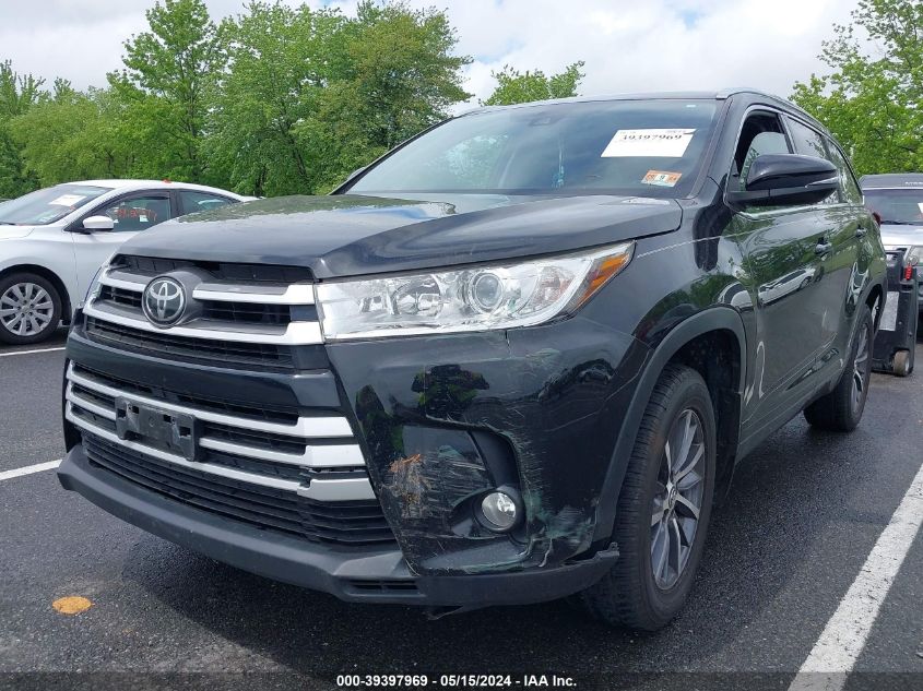 2017 Toyota Highlander Xle VIN: 5TDJZRFH3HS432134 Lot: 39397969