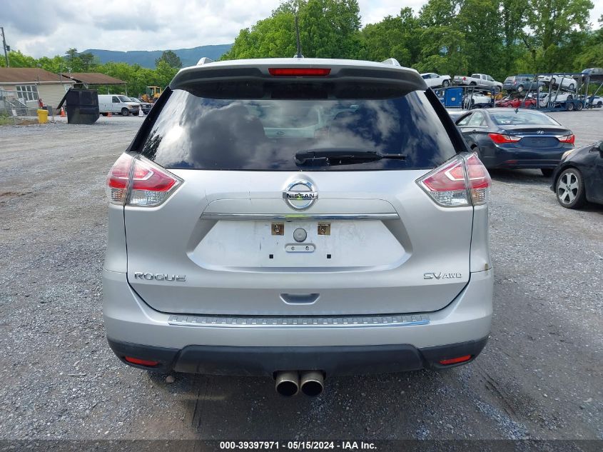 2015 Nissan Rogue Sv VIN: KNMAT2MV4FP569348 Lot: 39397971