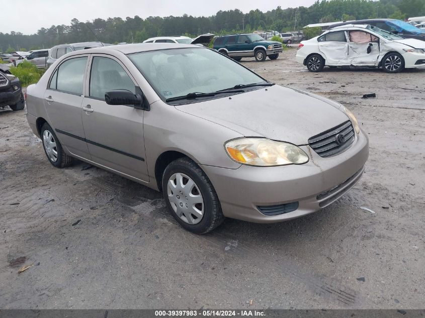 2003 Toyota Corolla Ce VIN: 2T1BR32EX3C025961 Lot: 39397983