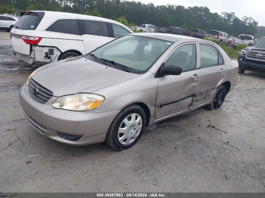 2003 Toyota Corolla Ce VIN: 2T1BR32EX3C025961 Lot: 39397983