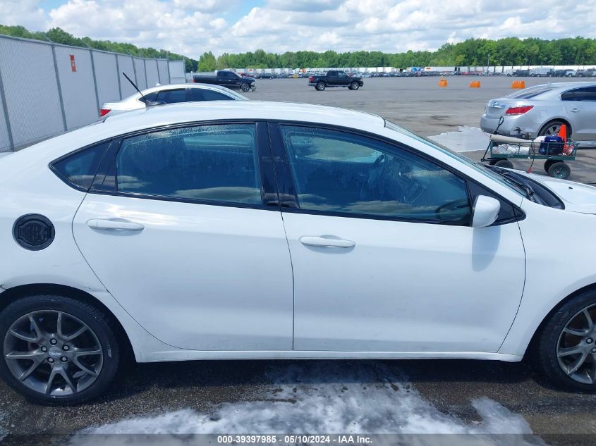 2013 Dodge Dart Sxt VIN: 1C3CDFBA5DD303417 Lot: 39397985