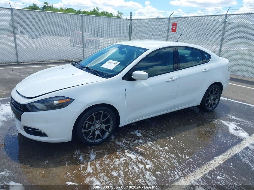 2013 Dodge Dart Sxt VIN: 1C3CDFBA5DD303417 Lot: 39397985