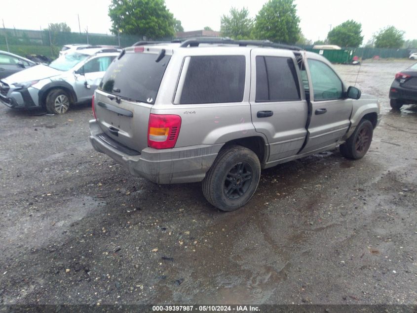 2000 Jeep Grand Cherokee Laredo VIN: 1J4GW48S2YC368338 Lot: 39397987