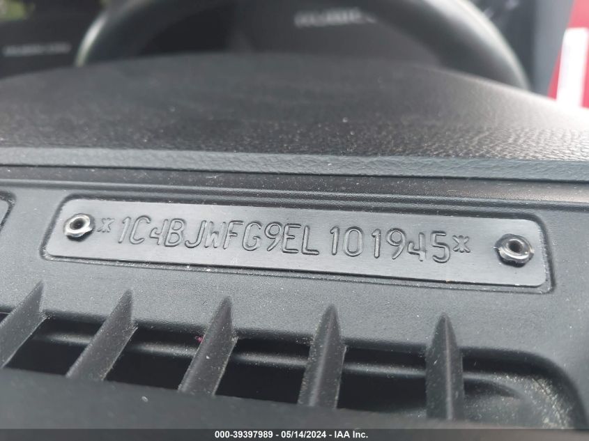 2014 Jeep Wrangler Unlimited Rubicon VIN: 1C4BJWFG9EL1019 Lot: 39397989