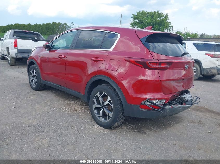 2021 KIA SPORTAGE 2.4L I-4 DI, DOHC, V(VIN: KNDPMCAC8M7921960