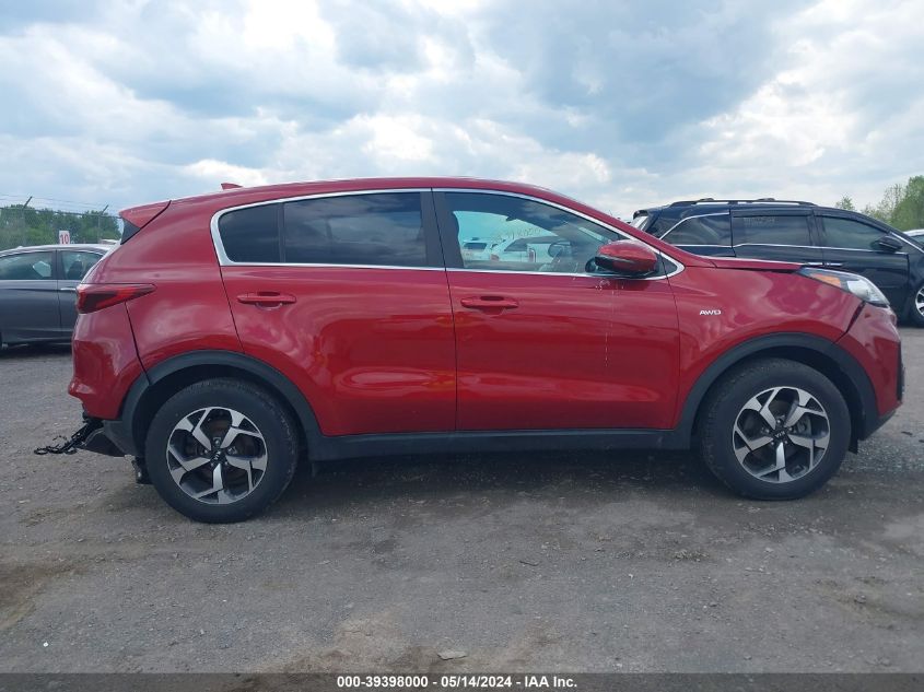 2021 Kia Sportage Lx VIN: KNDPMCAC8M7921960 Lot: 39398000