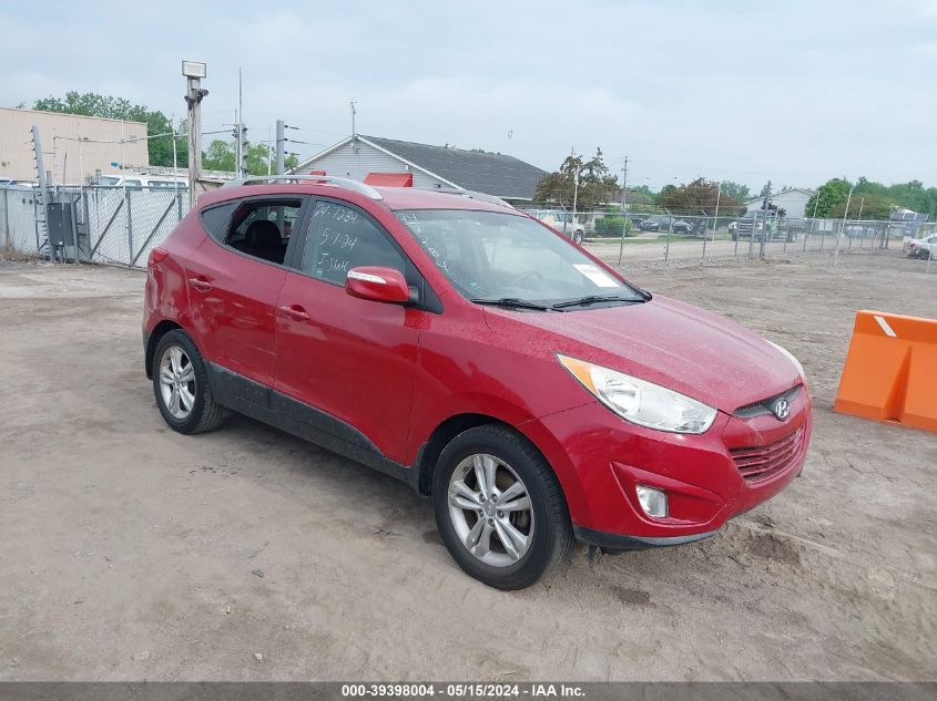 2013 Hyundai Tucson Gls VIN: KM8JUCAC7DU555198 Lot: 39398004