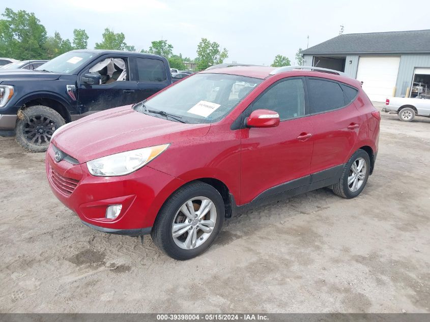 2013 Hyundai Tucson Gls VIN: KM8JUCAC7DU555198 Lot: 39398004