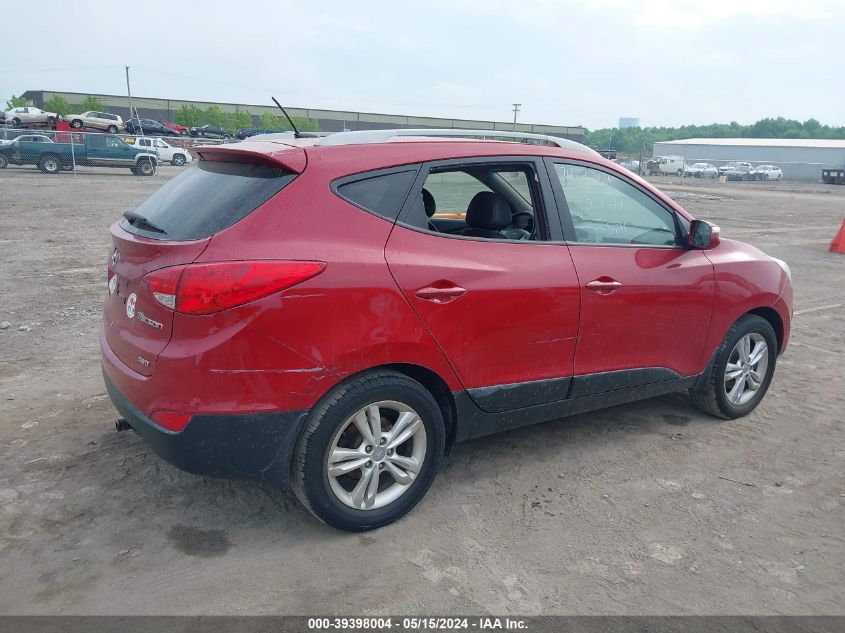 2013 Hyundai Tucson Gls VIN: KM8JUCAC7DU555198 Lot: 39398004